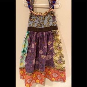 Matilda Jane Multi Pattern Prairie Dress Size 10